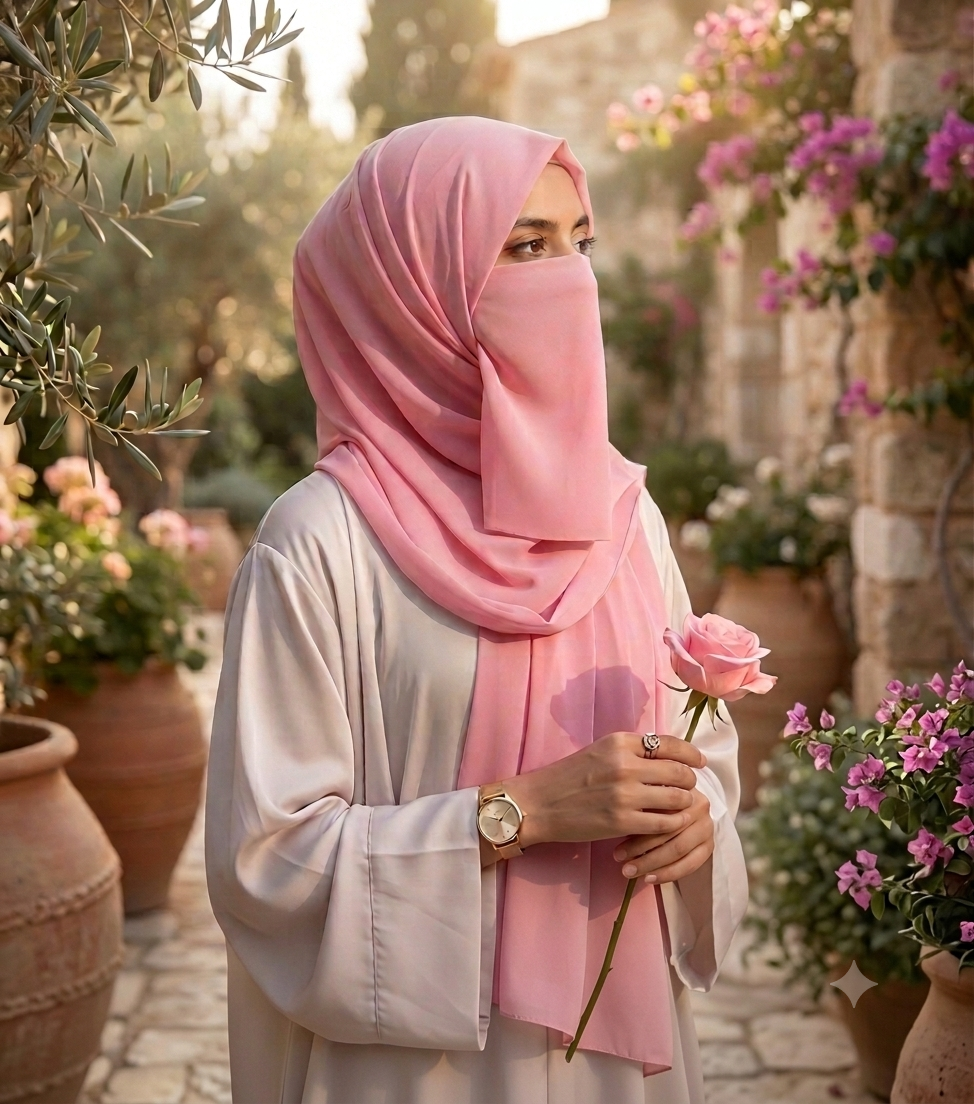 Hijab Set (Hijab+ Niqab)
